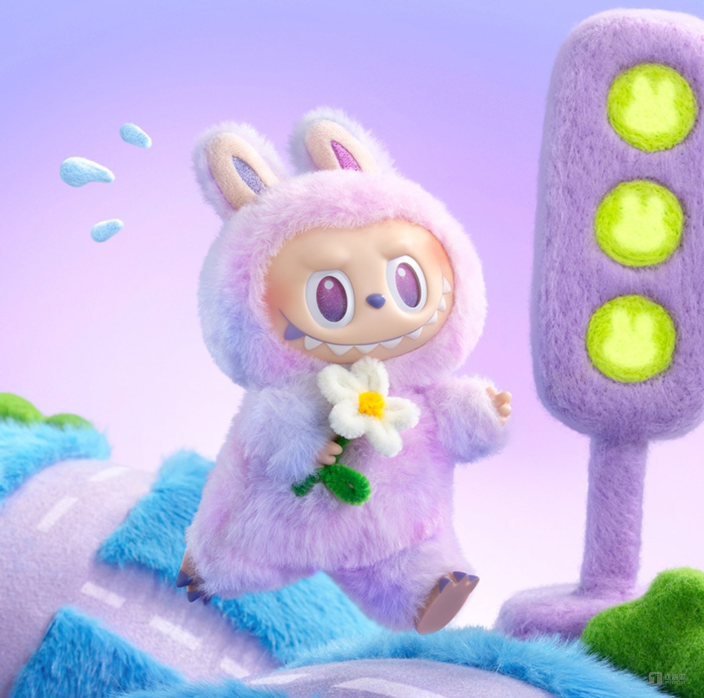 泡泡玛特今年推出的,令全球买家都着迷的LABUBU“前方高能”系列,图片来自泡泡玛特官网