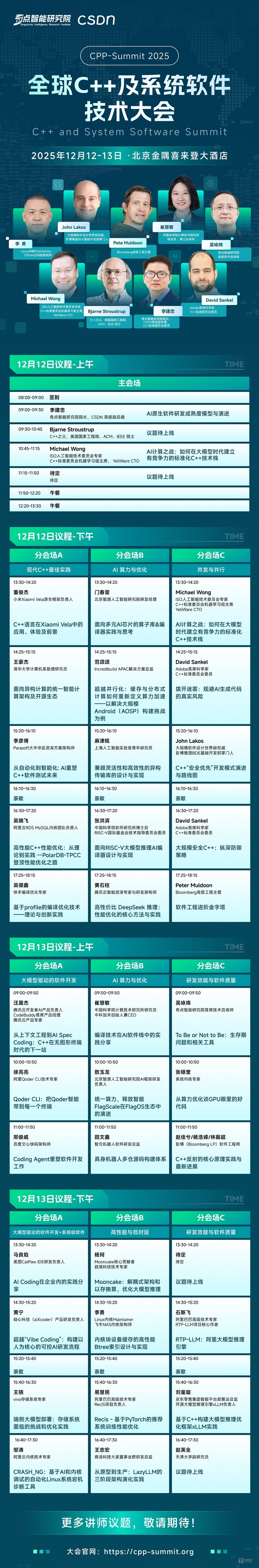 大会整体日程