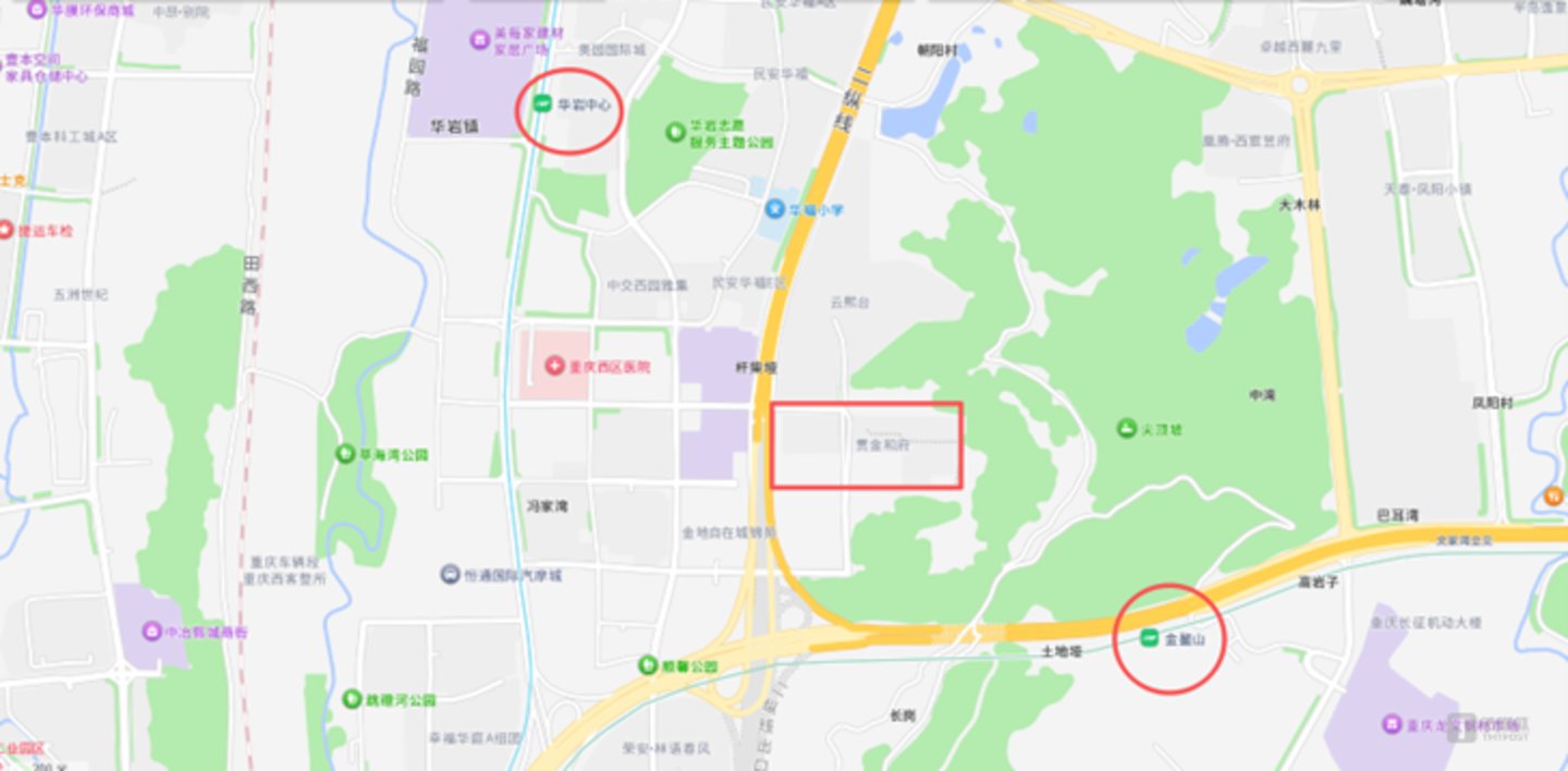 贯金和府区位图